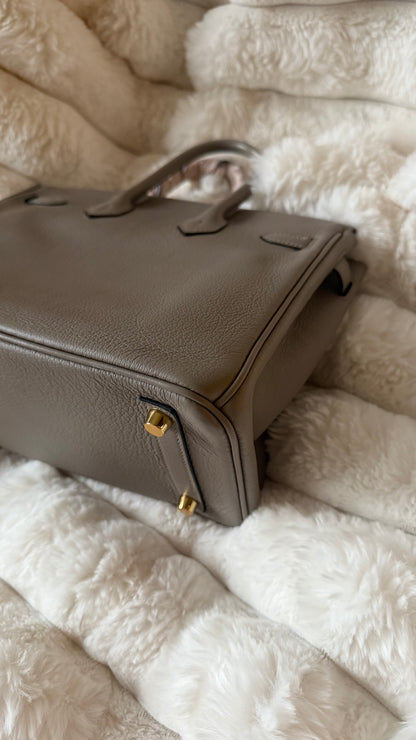 Birkin 25 gris asphalte 2020 dustbag bababebi