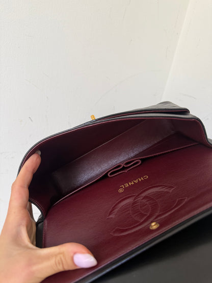 Chanel medium black lambskin 3 series (1997-1999)