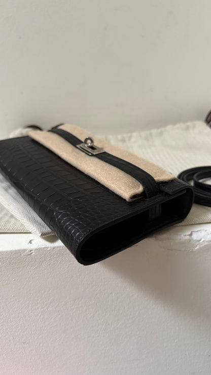 Hermes Kelly to go alligator matte