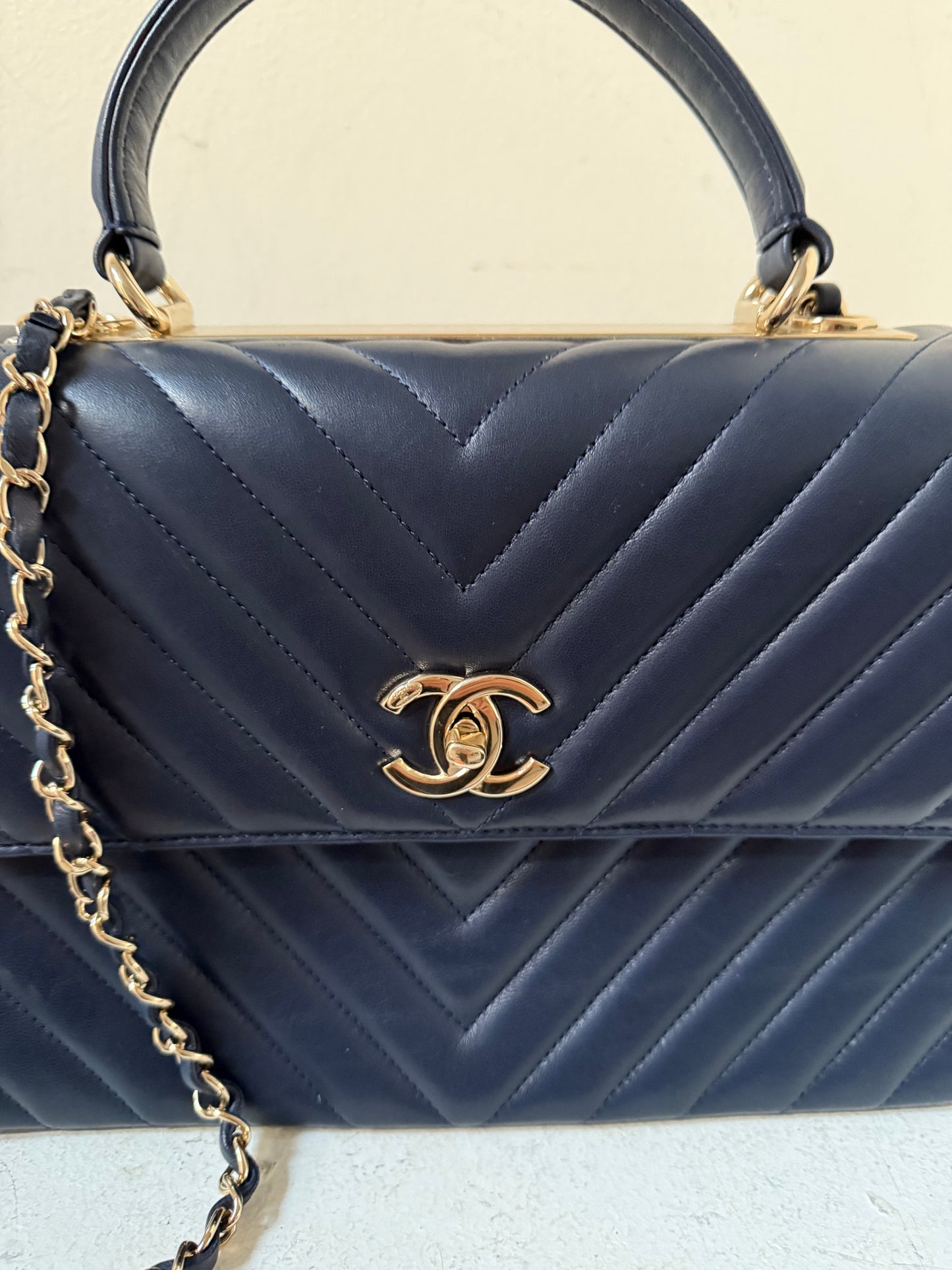 Chanel cc trendy flapbag with chain