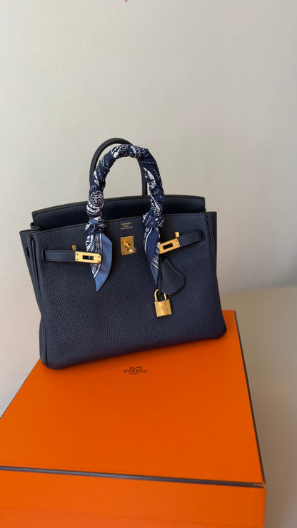 Hermes Birkin 25 blue nuit 2020