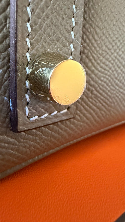 Hermes Birkin 30 etoupe Epsom gold hardware Y stamp