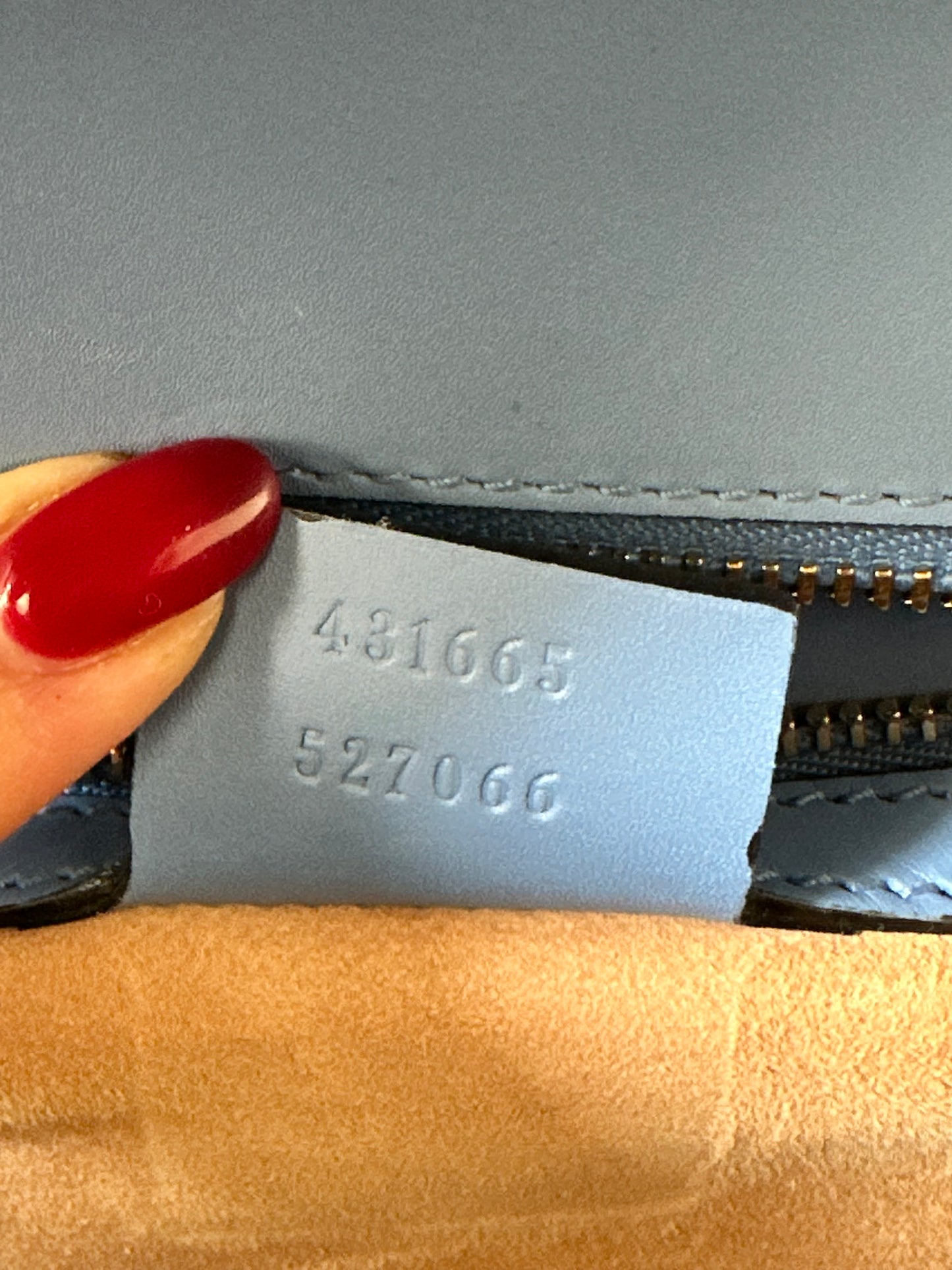 Gucci blue sylvie bag medium size