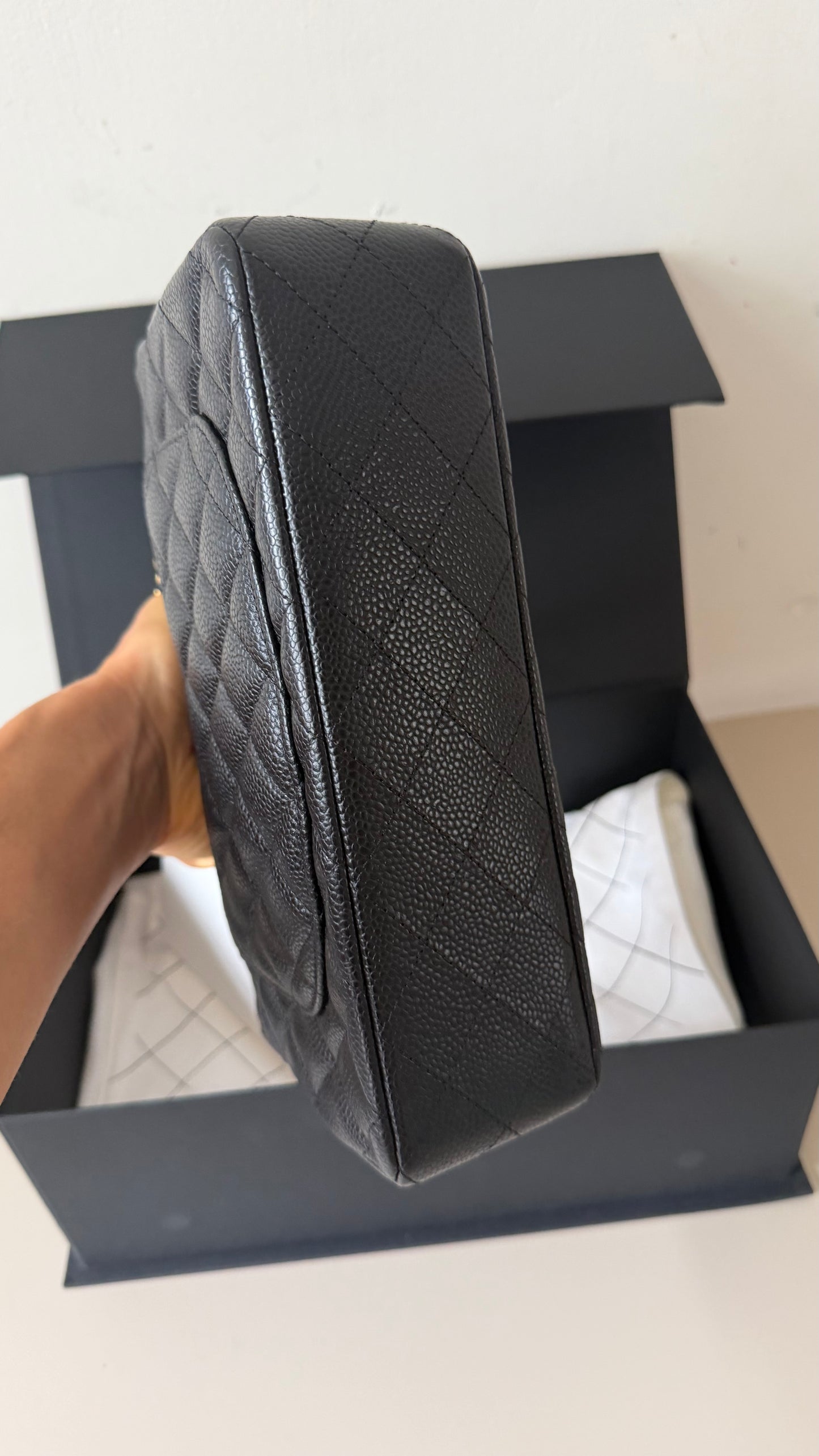 Chanel small caviar 2025 full set with invoice