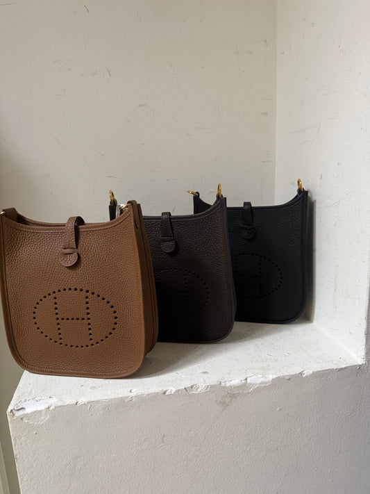 Hermes mini Evelyne color Alezan