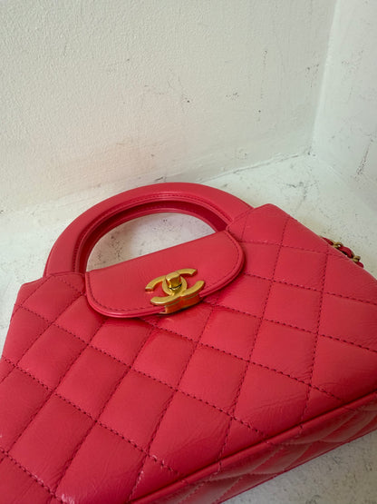 Chanel Kelly nano bright pink 2024