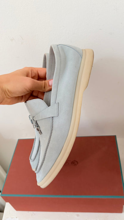 Light blue Loro Piana summer charm walk size 39.5