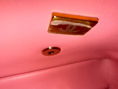 Chanel new mini top handle full set