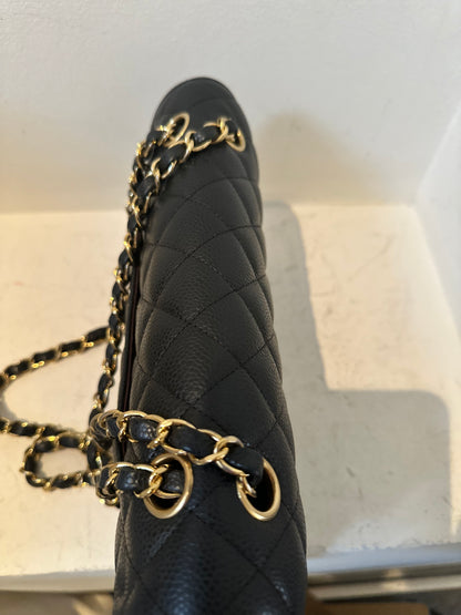 Chanel medium caviar flap bag