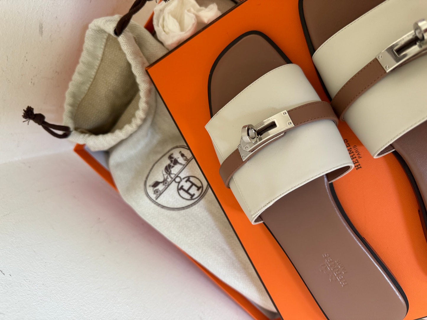 Hermes Giulia sandals 38.5 new
