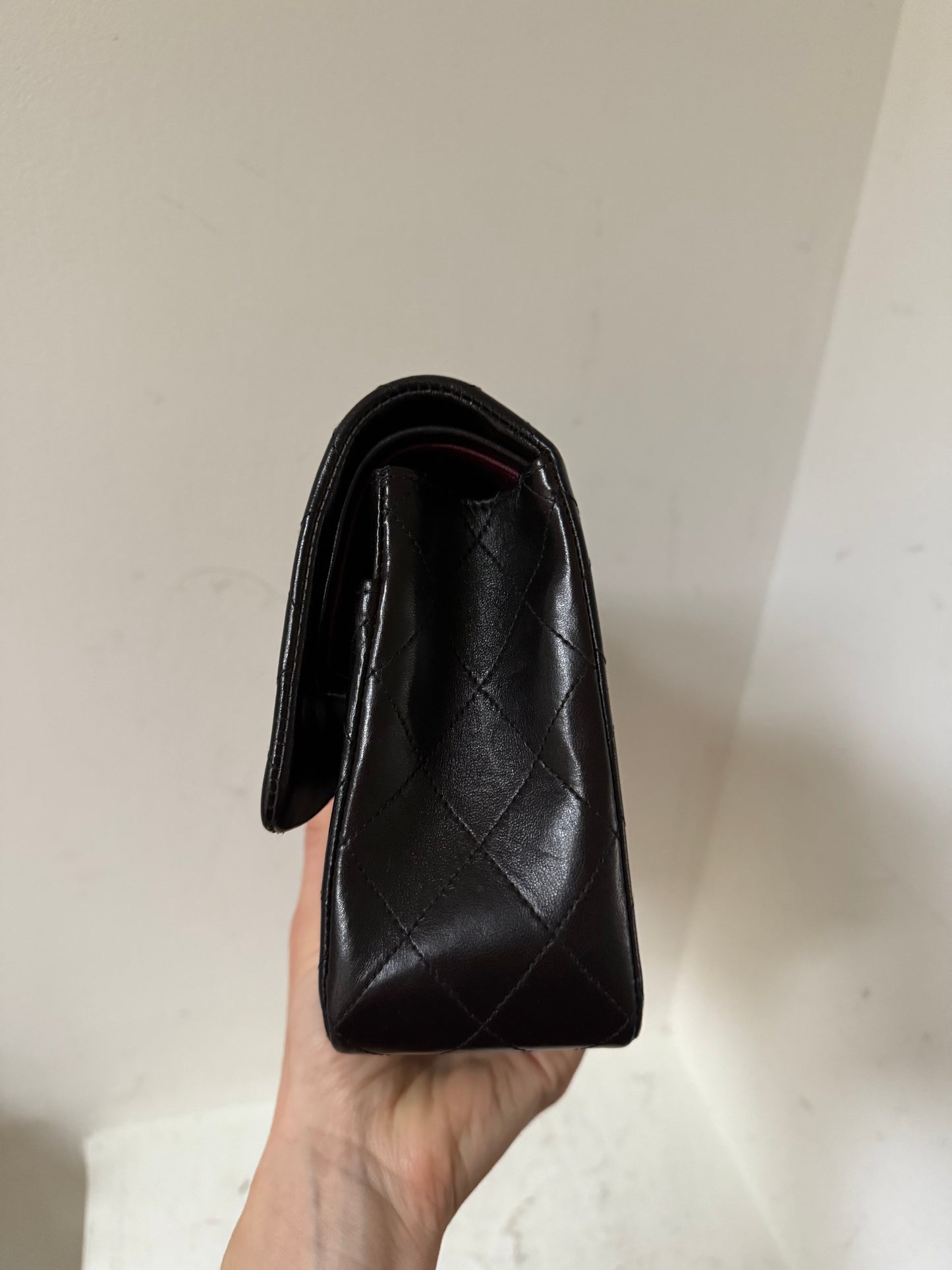 Chanel medium flapbag black 4 series