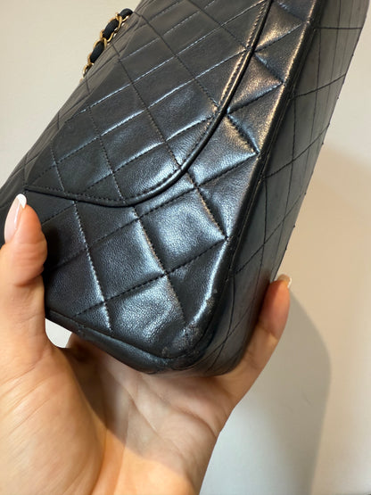 Chanel medium lambskin vintage flap 1 series (1989-1991)