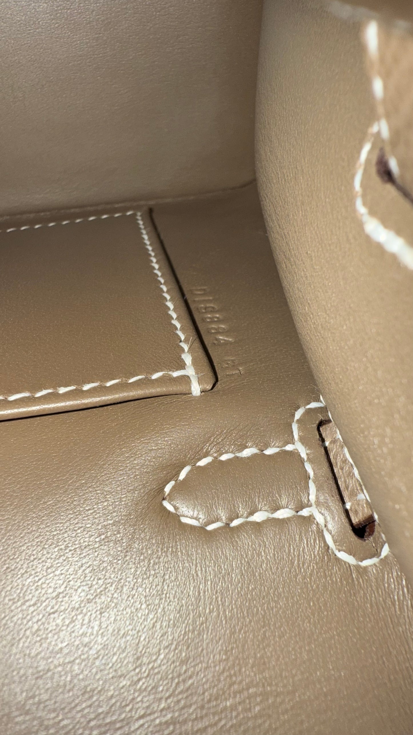 Mini Kelly etoupe D stamp (2020) full set incl invoice