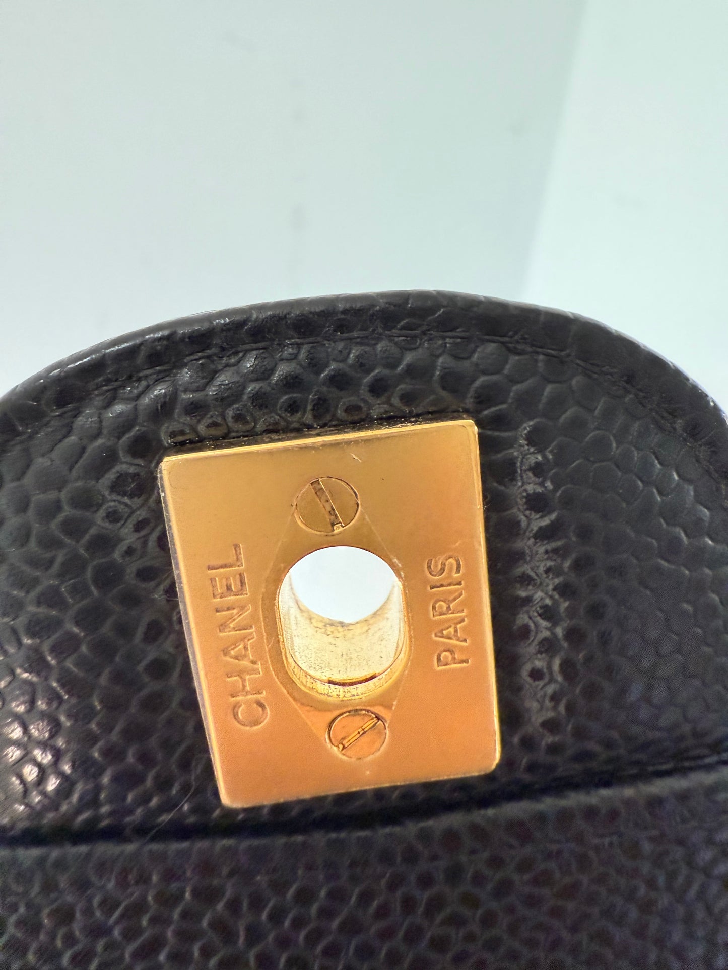 Chanel classic double flapbag medium caviar 30-serie (2020)