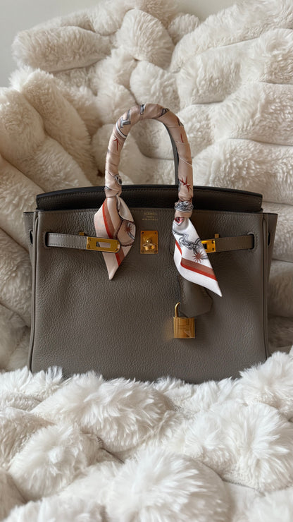 Birkin 25 gris asphalte 2020 dustbag bababebi