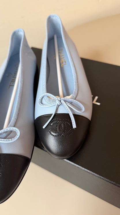 Chanel ballerina blue 39
