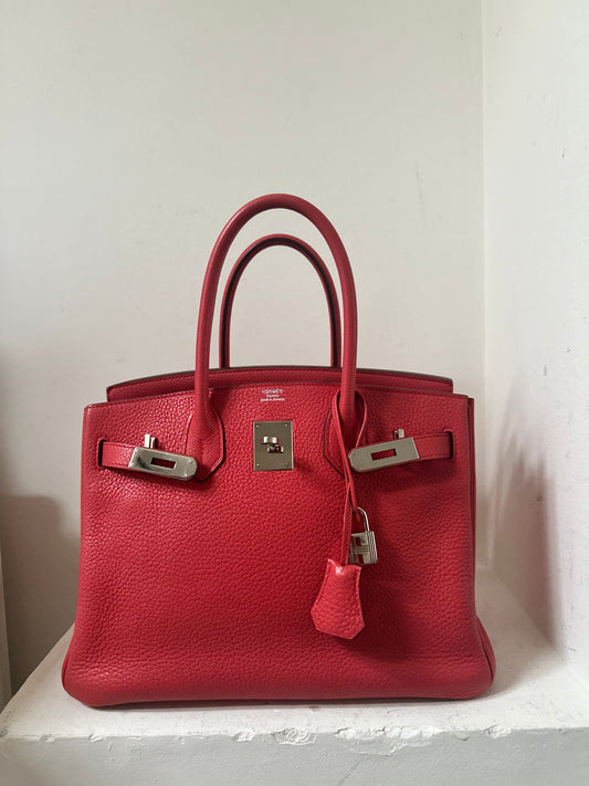 Pre-Owned Hermès Birkin 30 – Rose Texas (2011) | Togo Leather | Excellent Condition