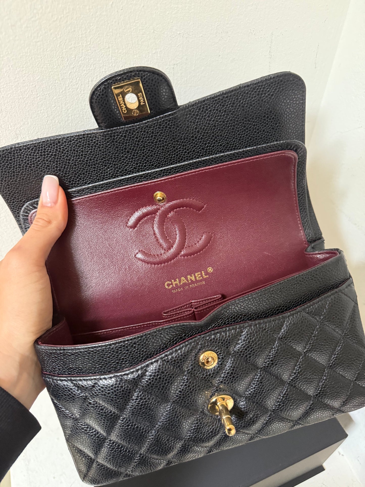 Chanel classic flap caviar small (2019)