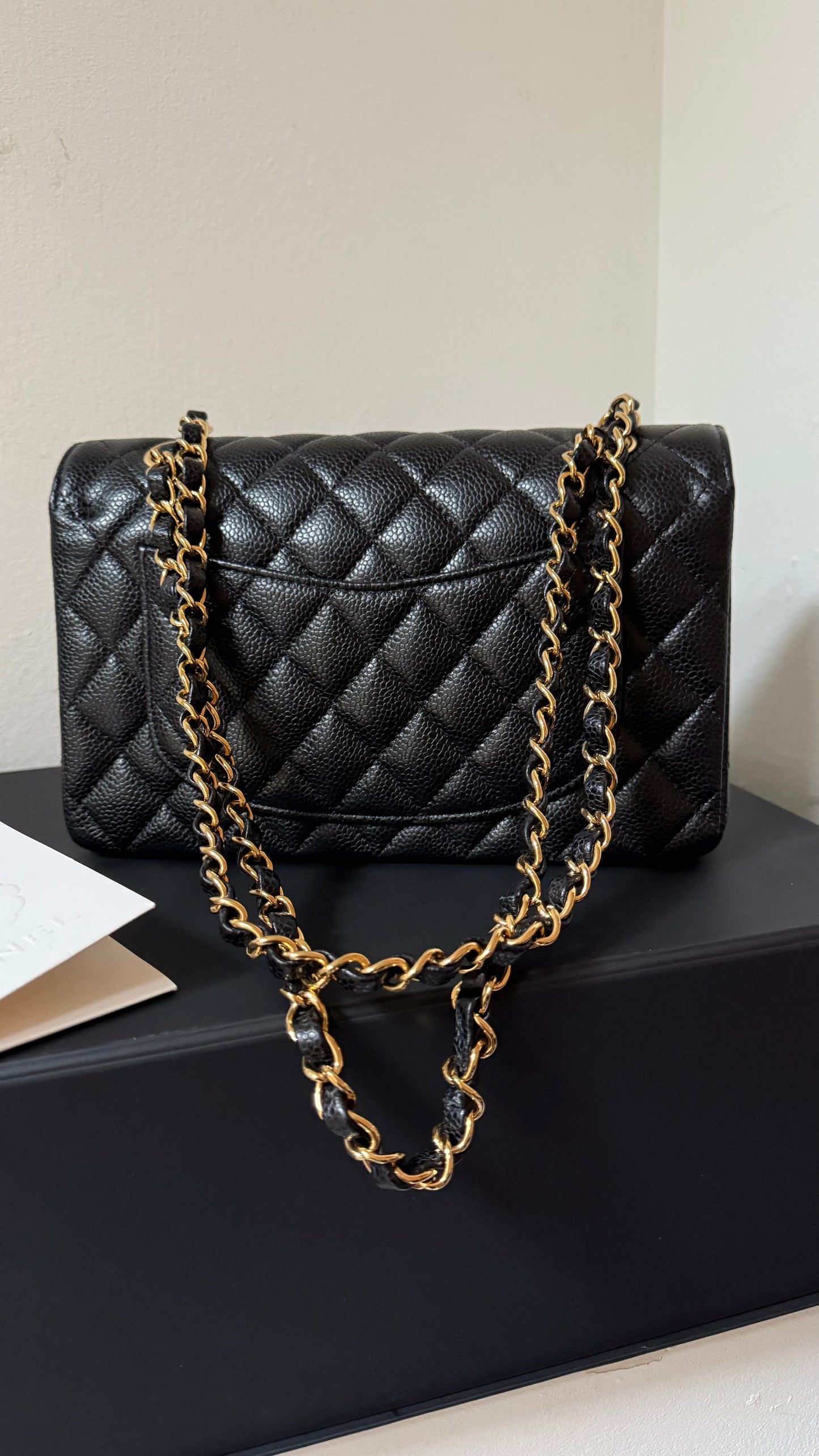 Small 2022 caviar double flap