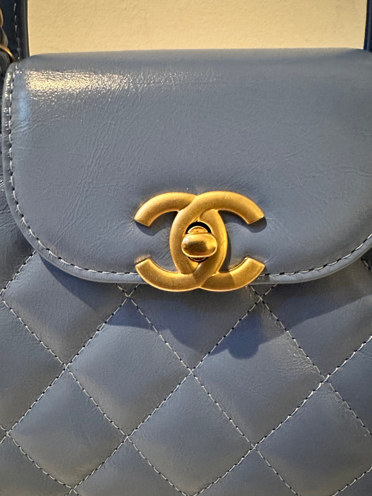 Chanel nano Kelly in blue 2024