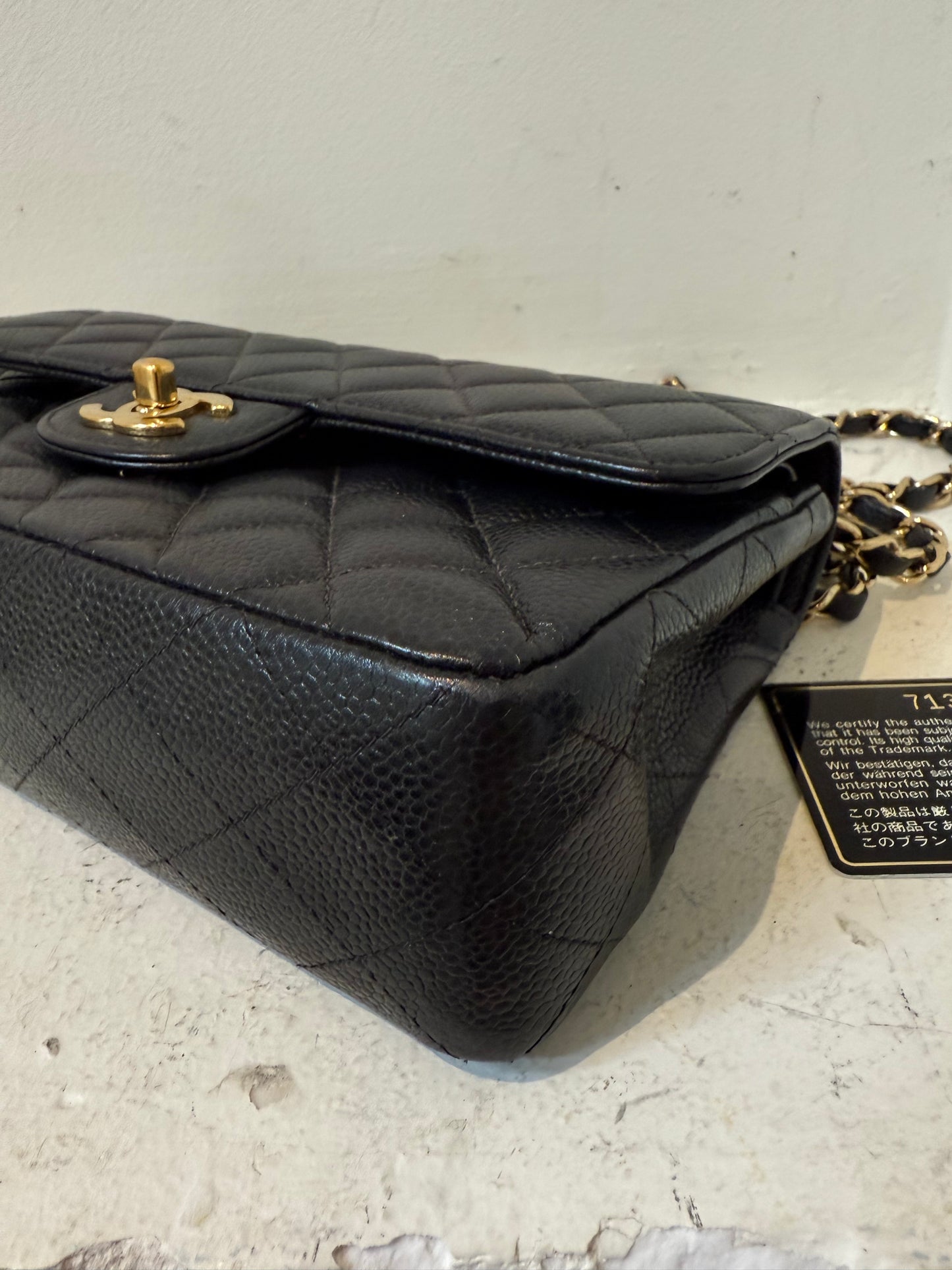 Chanel small caviar flap 2002-2003
