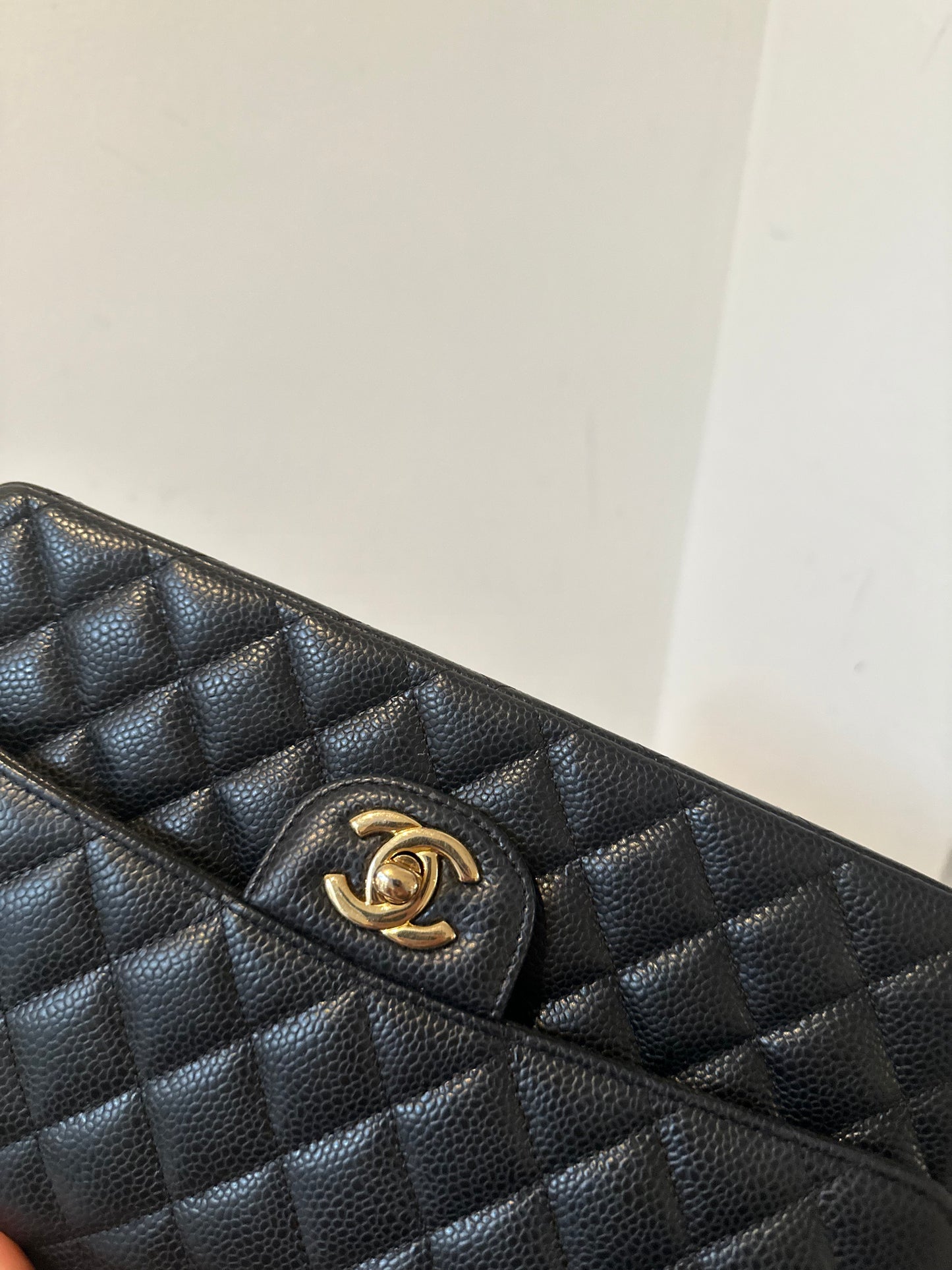 Chanel medium caviar flap bag