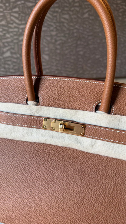 Birkin 30 gold Togo gold hardware Z stamp (2021)