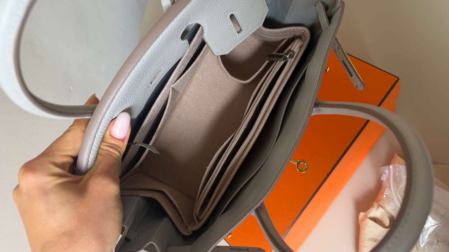 Birkin 30 Gris Perle togo leather U stamp (2022)