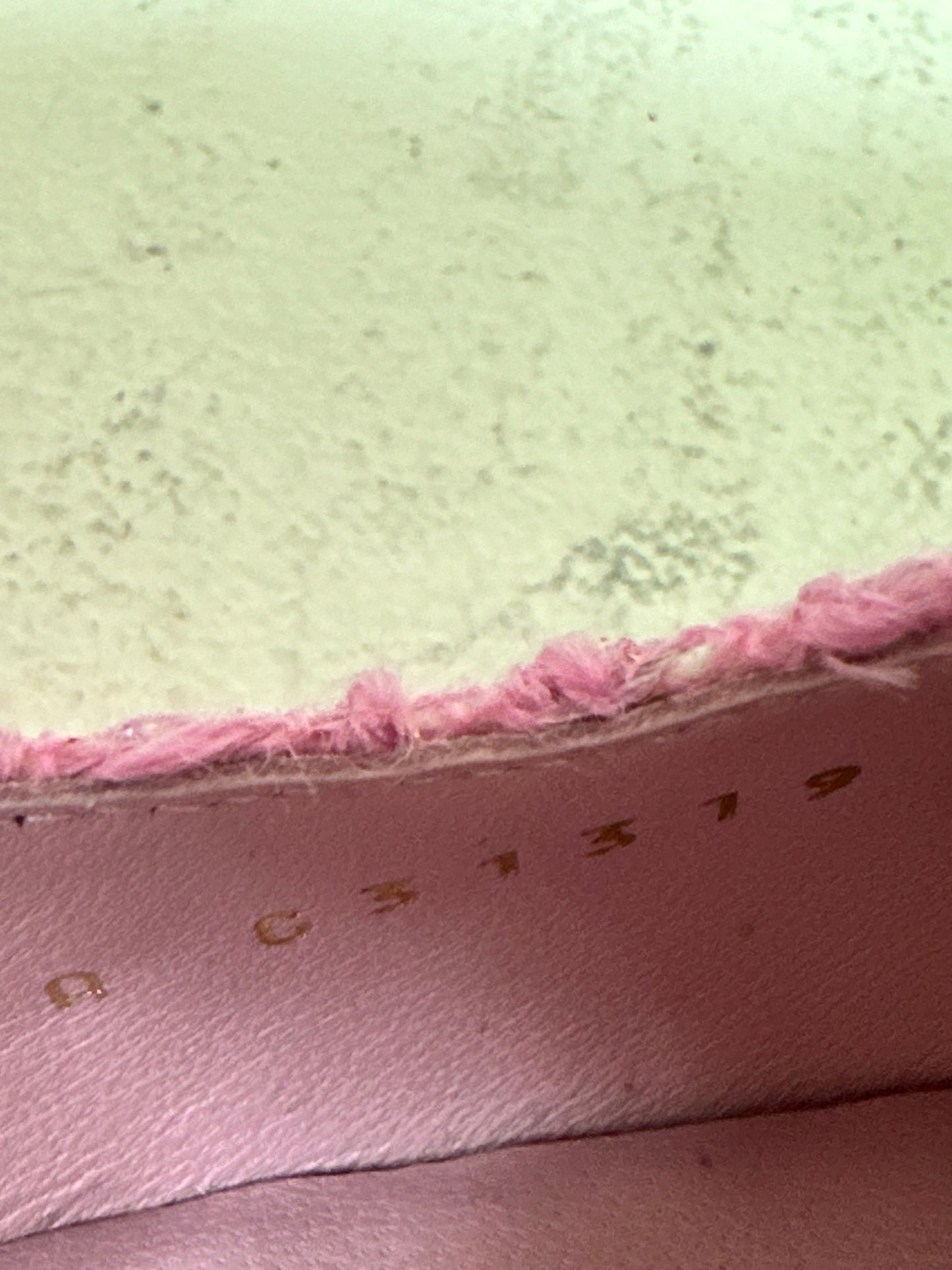 Chanel tweed slingbacks pink 36