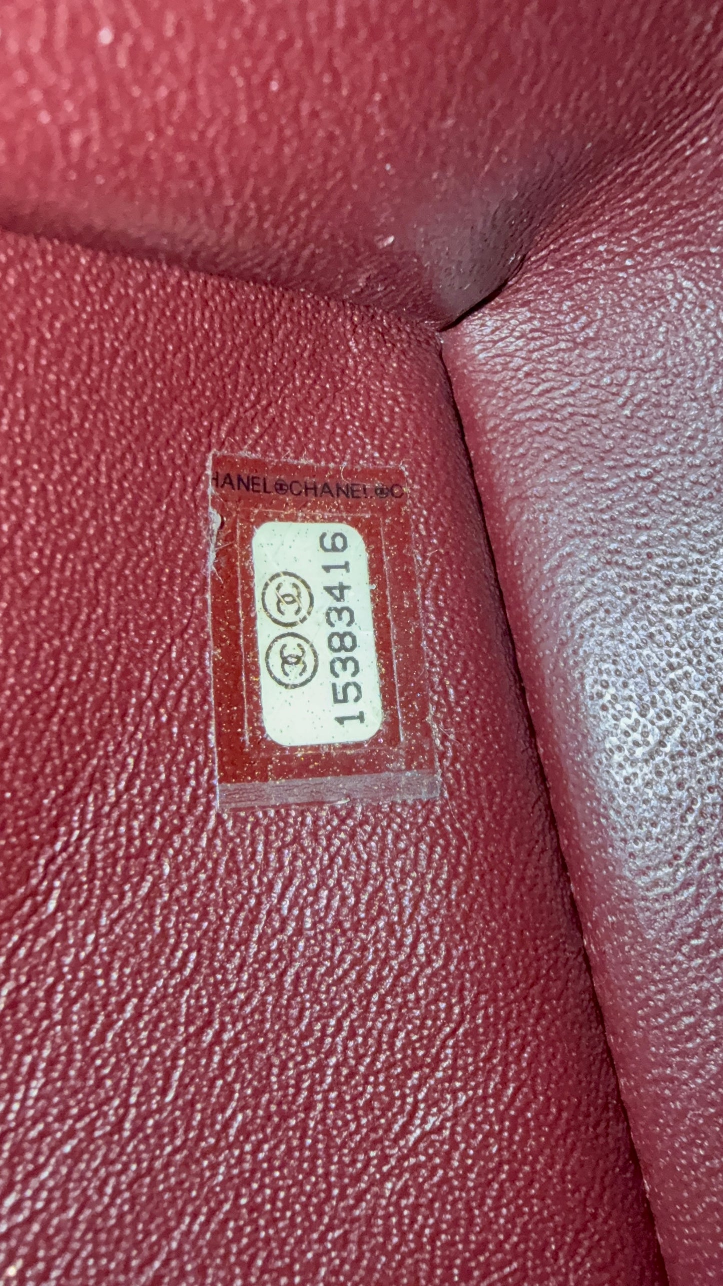 Chanel maxi flap caviar 15 series