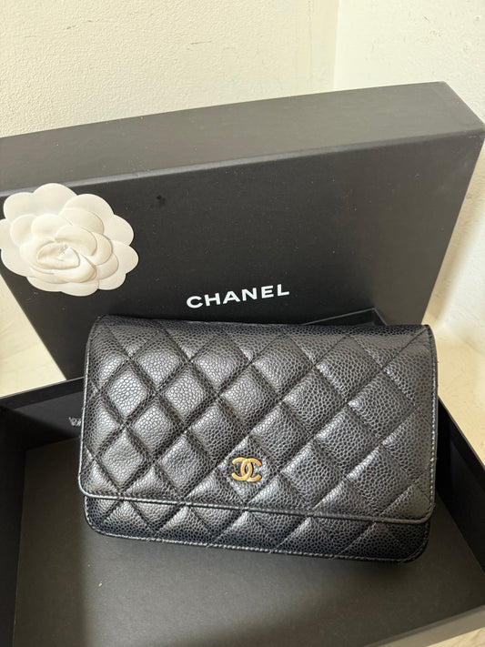 Chanel wallet on chain caviar 24 serie