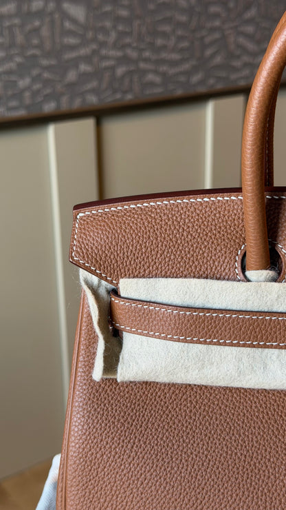 Birkin 30 gold Togo gold hardware Z stamp (2021)