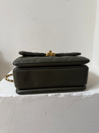 Chanel small single flap bag