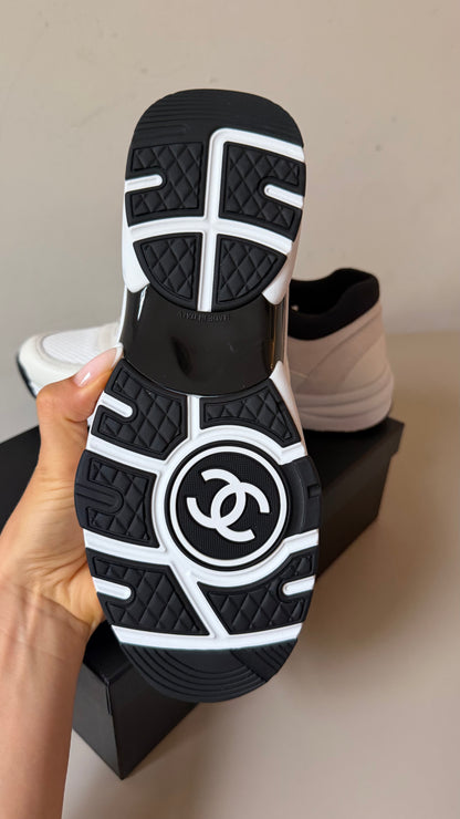 Chanel sneakers white panda size 42