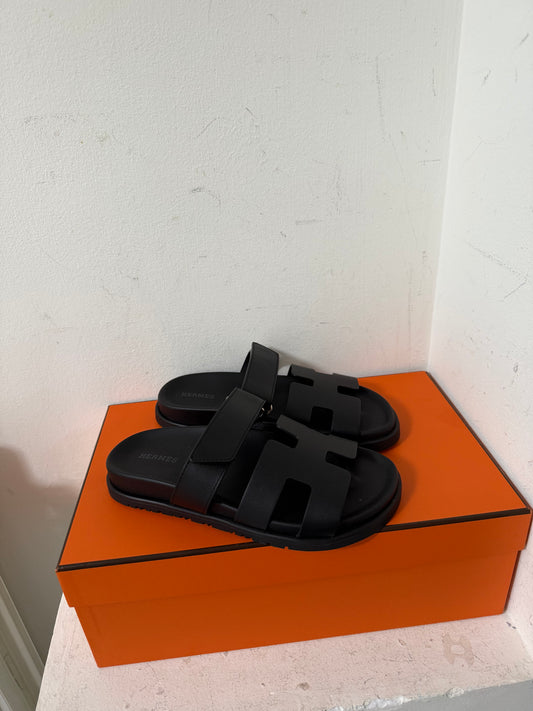 Hermes chypre black in size 37.5