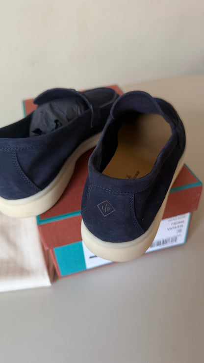 Loro Piana summer charm walk argo blue melange 37