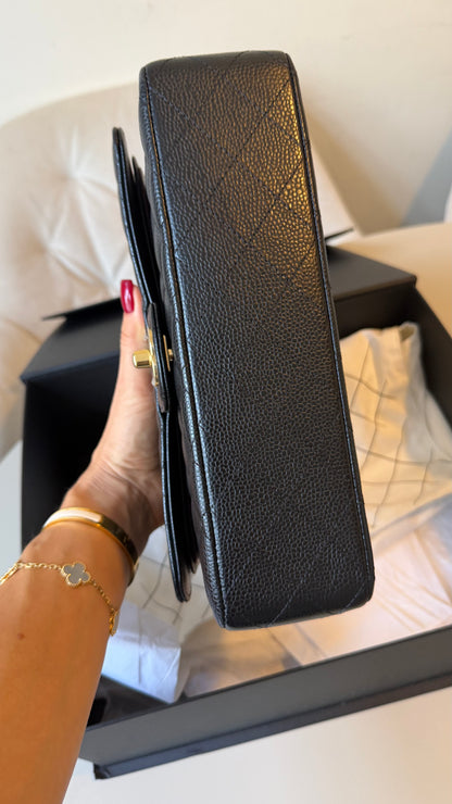 Chanel medium caviar flapbag full set 2025 receipt