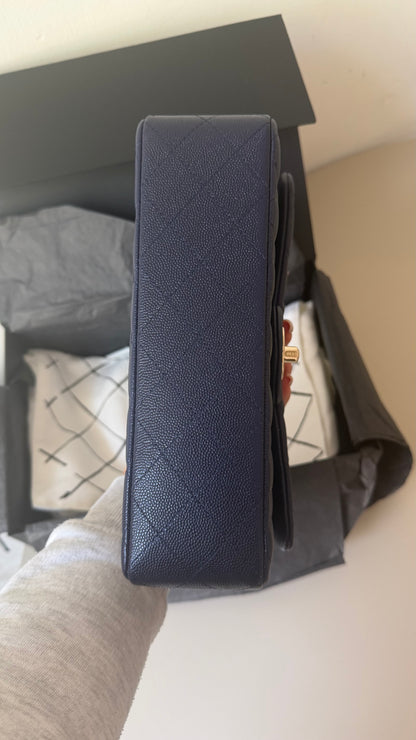 Chanel Navy small caviar flapbag