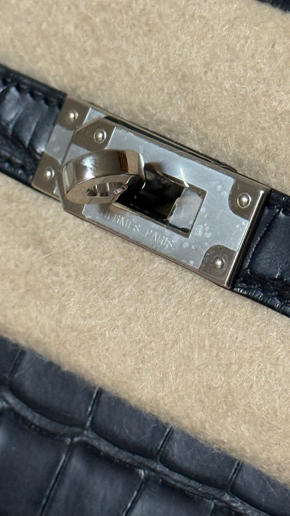 Hermes Kelly to go alligator matte