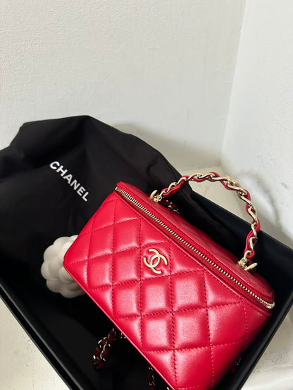 Chanel vanity mini bag with chain