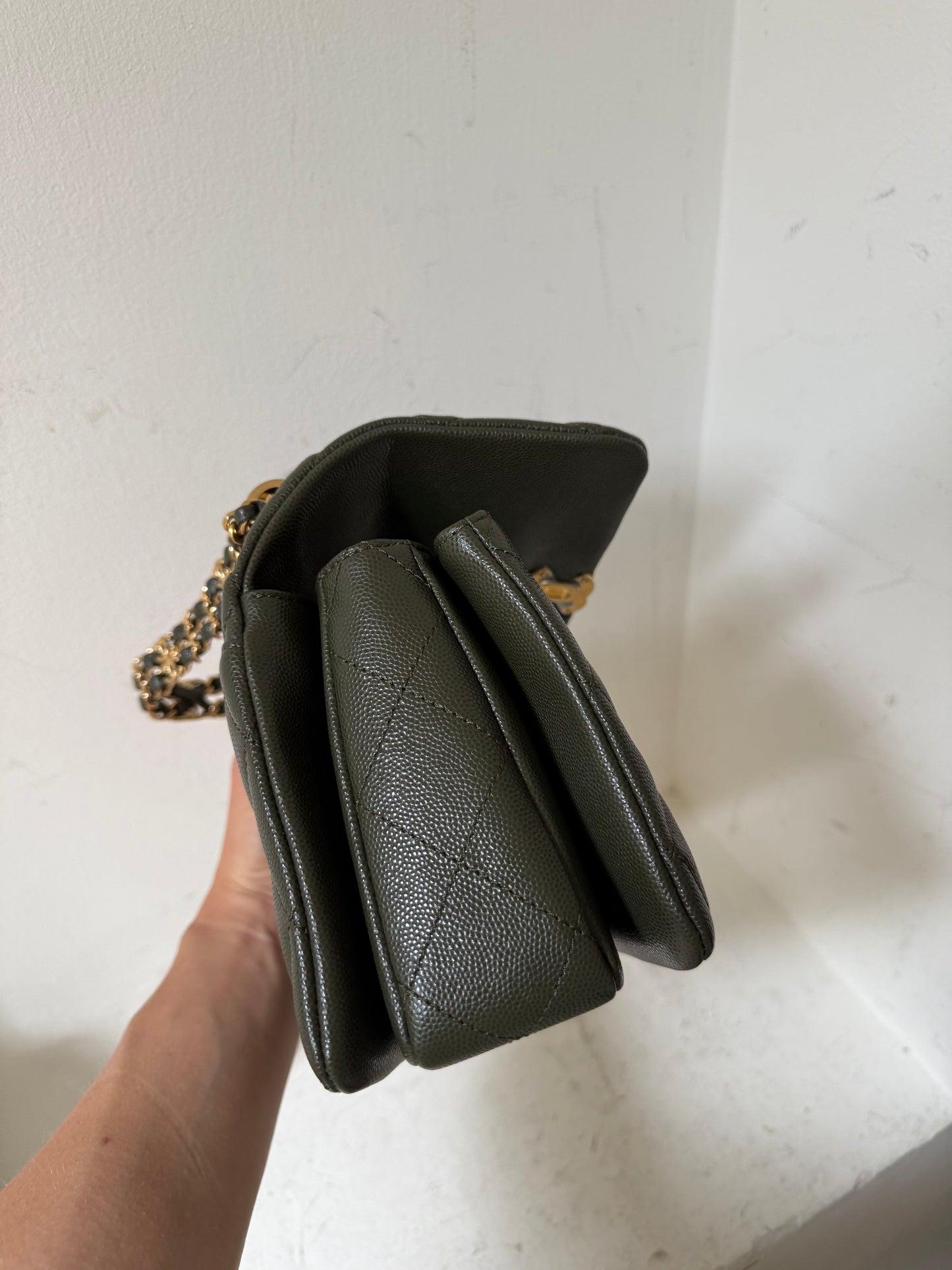 Chanel small single flap bag