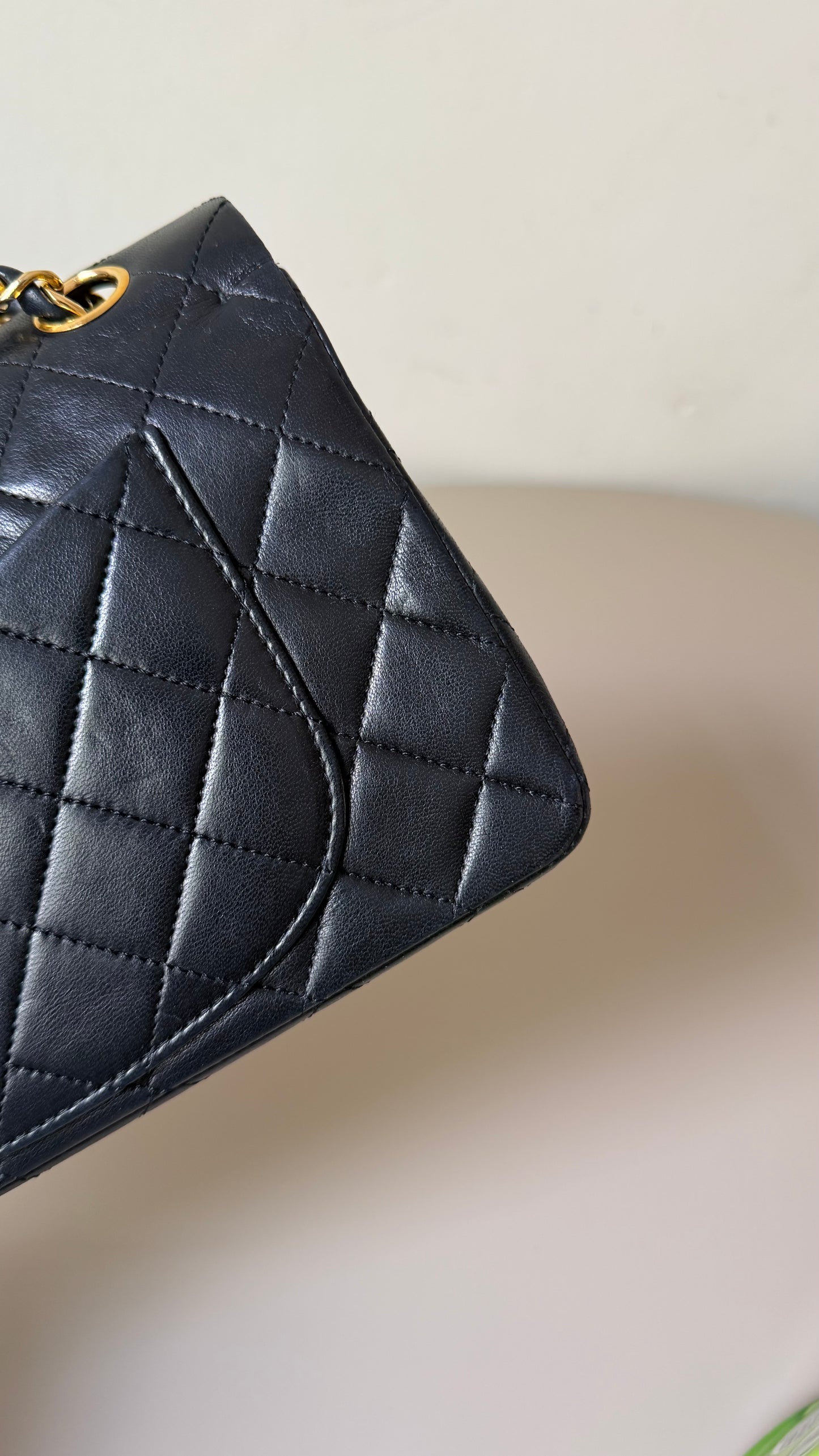 Chanel small black vintage flapbag