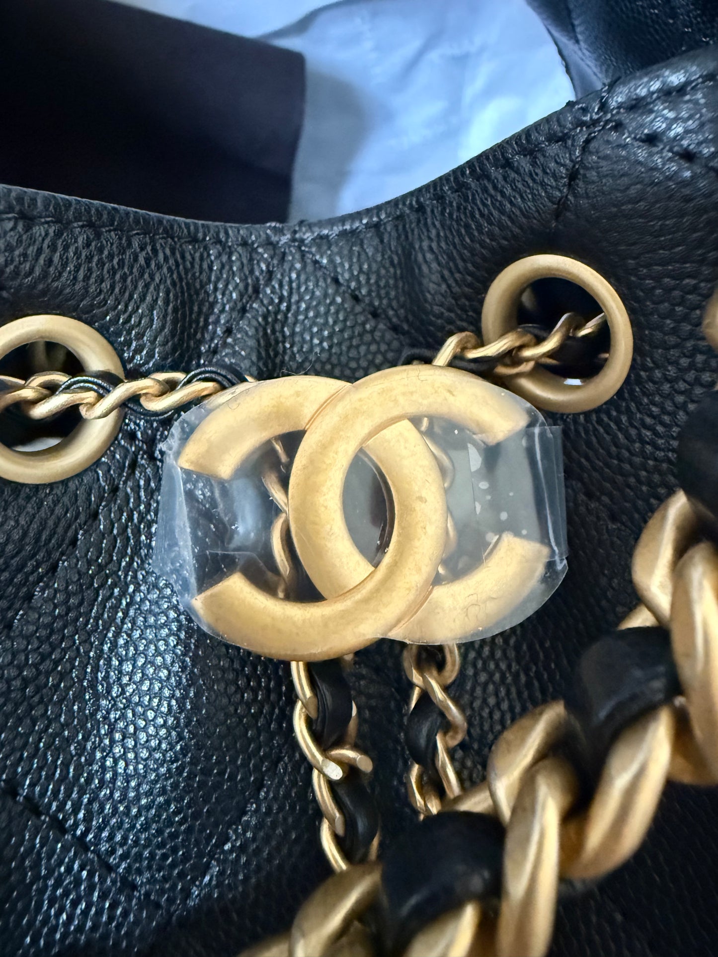 Chanel 25 small in black leather