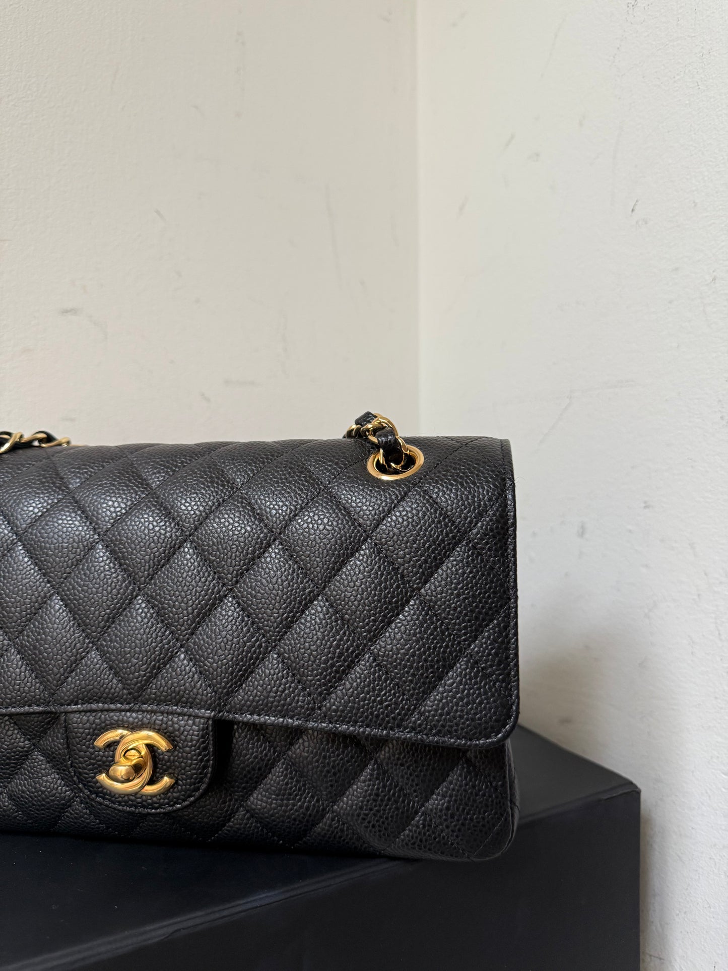 Chanel medium caviar flapbag 2013