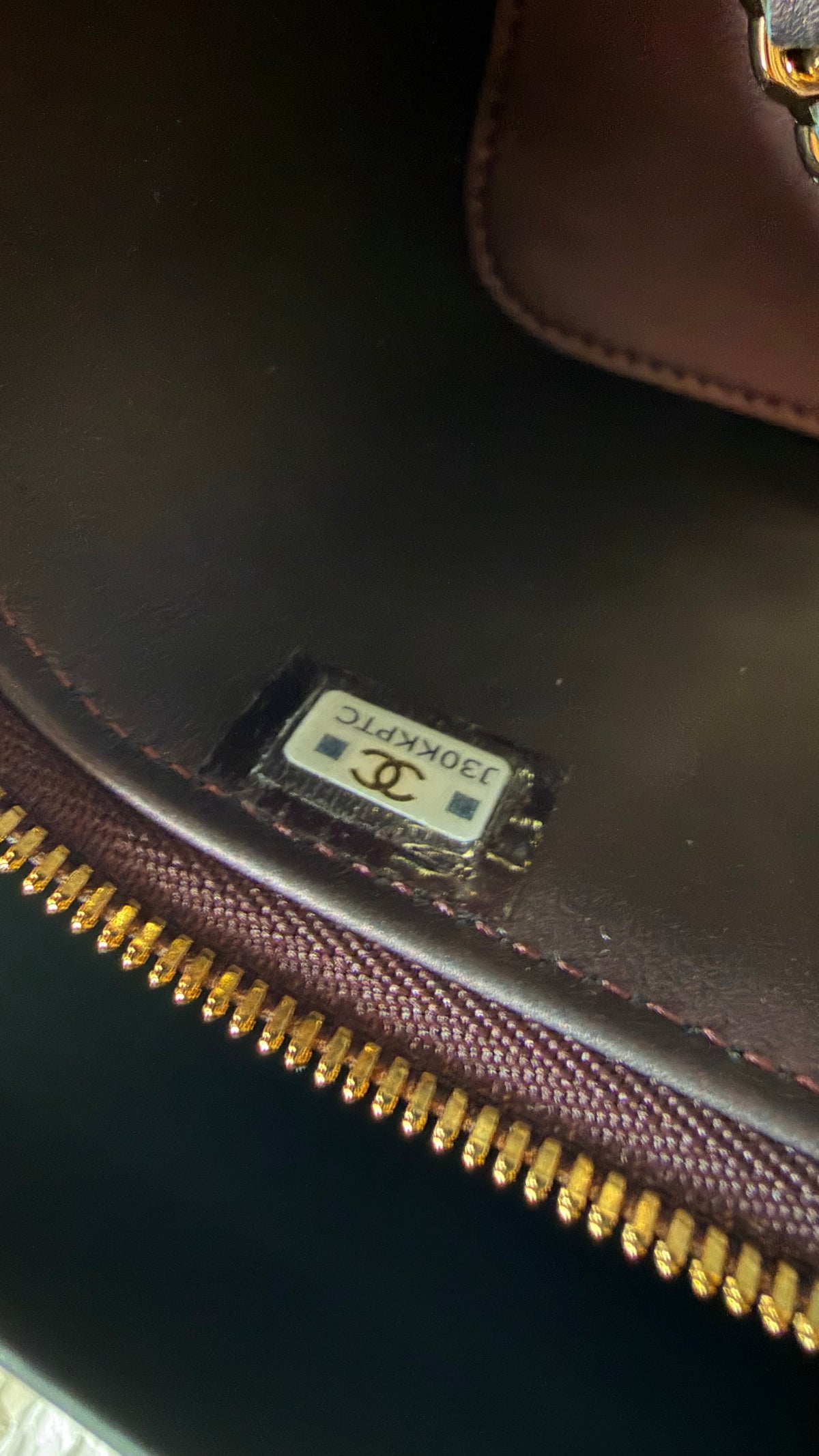 Chanel burgundy vanity case - new - dustbag box