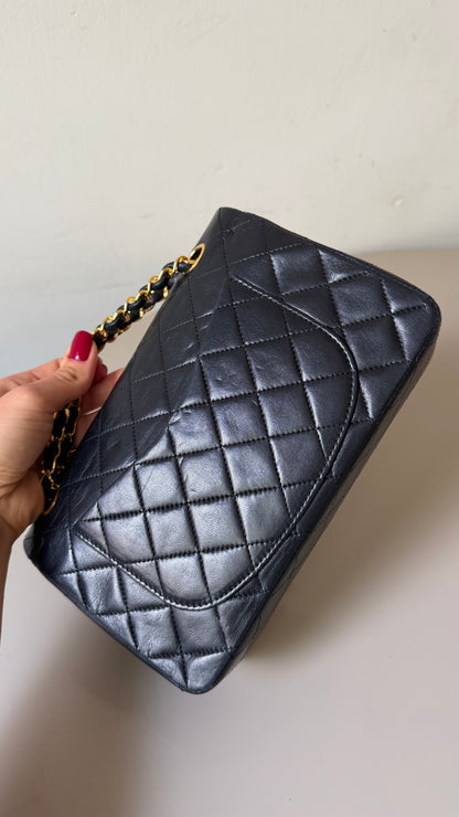 Chanel small black vintage flapbag