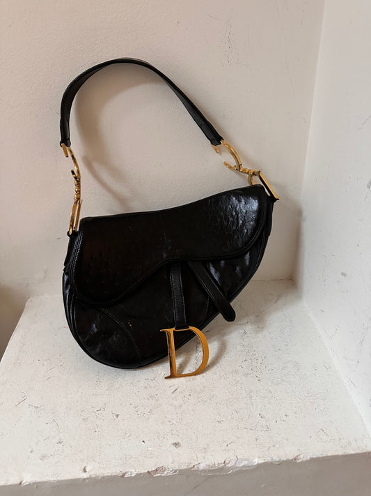 Dior vintage saddle bag 2000