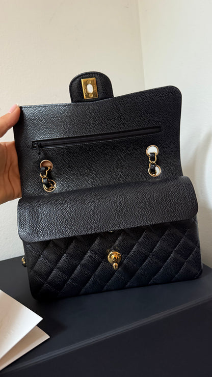 Small 2022 caviar double flap