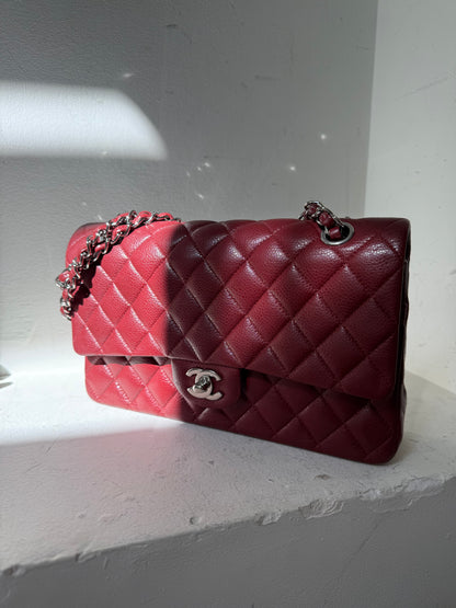 Chanel red caviar medium flapbag 15 serie