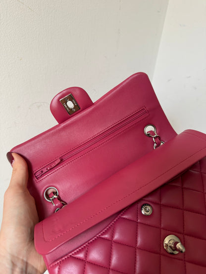 Chanel pink small flap bag 2018